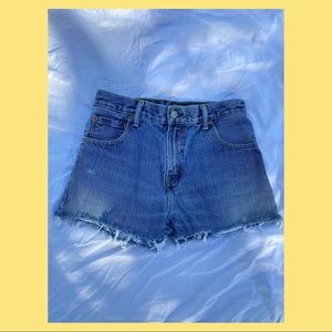 Vintage Levi’s High Waisted Denim Cutoffs